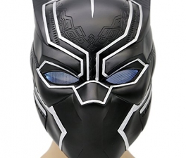 XCOSER Black Panther Resin Helmet with LEDs