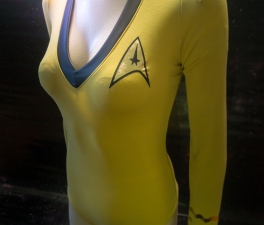 Sexy TOS Command Gold Costume, Star Trek