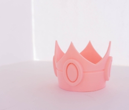 Princess Peach Crown 3 D print Raw