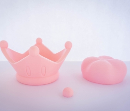 Bowsette crown 3D print raw