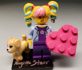 LEGO Krystle Starr Heart SigFig with Puppy v1