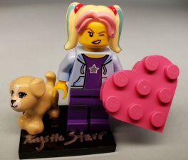 LEGO Krystle Starr Heart SigFig with Puppy v2
