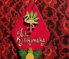 Mele Kalikimaka Holiday ornament Pineapple 