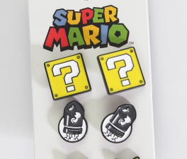 Super Mario Earrings 3 Sets