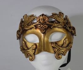 Bronze Men's Roman Masquerade Mask