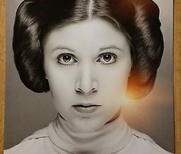 Star Wars Celebration Carrie Fisher Tribute Poster Exclusive